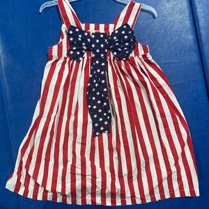 Red White and Blue Patriotic Marmallata girls dress, size 6